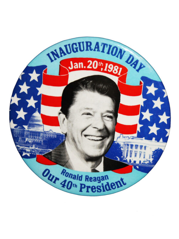 Ronald Reagan Inauguration Pinback